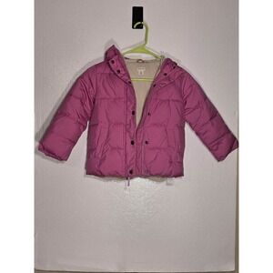 🧥✨ Crewcuts Little Girls Puffer Jacket Pink Cozy Classic | XS